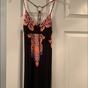 INC black dress with rhinestones